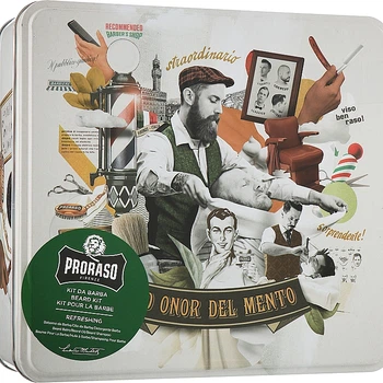 Набір для бороди - Proraso Refreshing Gift Set (beard wash/200ml + beard balm/100ml + beard oil/30ml) (762361-75371)