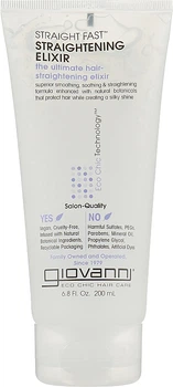 Еліксир для вирівнювання волосся - Giovanni Straight Fast Elixir 200ml (85505-117274)
