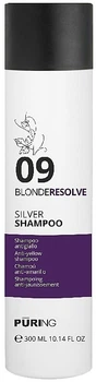 Шампунь для нейтралізації жовтих відтінків - Puring 09 Blonde Resolve Silver Shampoo 1000ml (1265675-1329439)