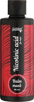 Бальзам-маска для волосся "Нікотинова кислота" - Голден-Фарм Nicotinic Acid 200ml (1275280-31159007)