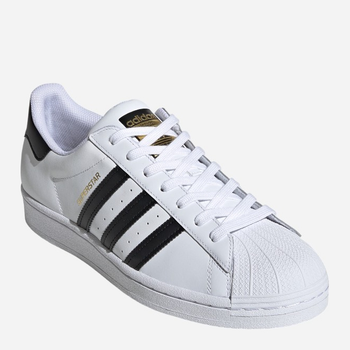 Sneakersy męskie skórzane do kostki adidas Originals Superstar EG4958 42.5 (UK 8.5) Białe (4062051415406)