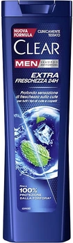 Шампунь против перхоти для мужчин "Экстрасвежесть" - Clear Extra Freschezza 24H 225ml (1353721-12380318)