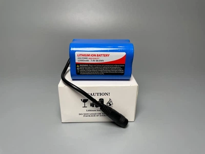 Акумулятор 12000 mah для коропового прикормочного кораблика для риболовлі ( акумуляторна батарея 7.4 V )