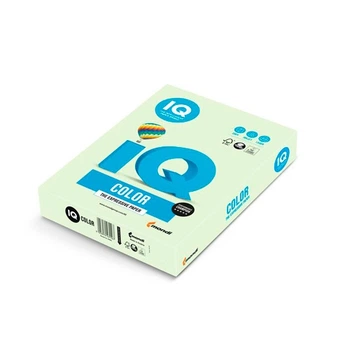 Папір кольоровий IQ Color A4 160 г/м2 250 аркушів Світло-зелений GN27/A4/160/IQ офісний