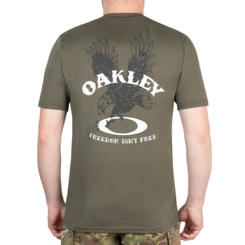 Футболка з малюнком Oakley SI Freedom Isnt Free Tee Tundra L (FOA404135-86V)