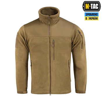 Тактическая армейская куртка M-Tac Alpha Microfleece Gen.II Coyote Brown койот XS