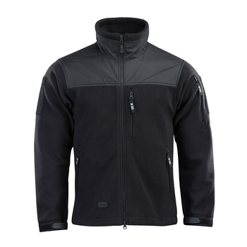 Тактическая армейская куртка M-Tac Alpha Microfleece Gen.II Black черный XS