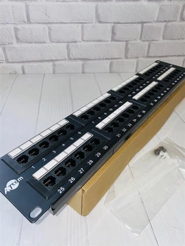 Патч-панель ATcom 19" 48хRJ-45 UTP 2U cat.6 11701
