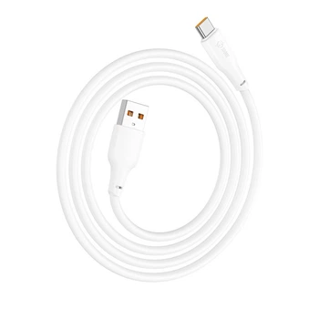 Кабель Hoco X93 Force Type-C 100W Type-C 1m для заряджання та синхронізації USB to Type C білий