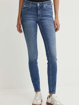 Jeansy skinny damskie Calvin Klein Jeans J20J223633-1A4 28-30 Niebieskie (8720639094967)