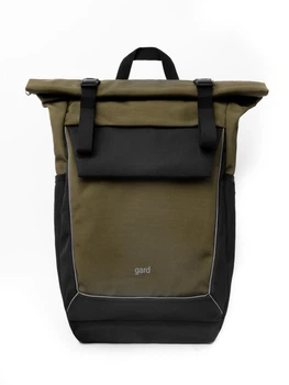ハギ0 Рюкзак gard TRIANGLE VELCRO MOD | хаки - экокожа черная