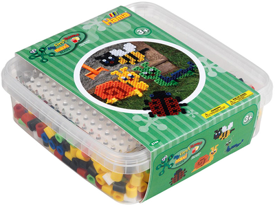 Zestaw mozaiki termicznej Hama Beads Maxi 600 szt + 1 podstawa (0028178087449)