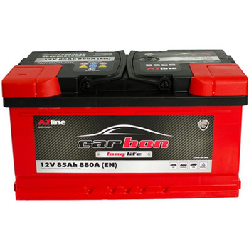 Аккумулятор автомобильный CARBON 85 Ah/12V низький Euro (CRB85-00L)