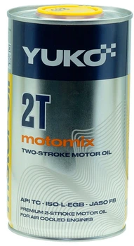 Олія для двотактних двигунів YUKO MOTOMIX 2T 0,5 л каністра жерсть, смаз628