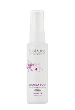Антиперспірант-спрей для ніг Biotrade Odorex Foot 10 днів захисту тривалої дії, 40 мл