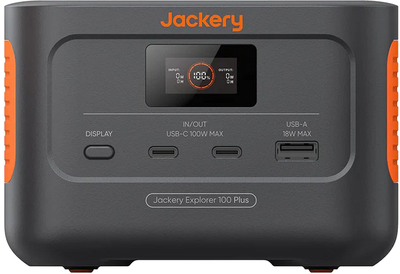Зарядная станция Jackery Explorer 100 Plus / 128 Вт / 90 Вт⋅ч / LiFePO4