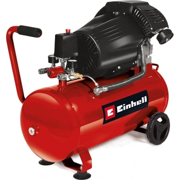 Компресор Einhell повітряний TC-AC 420/50/10 V, 2200Вт, 50л, 420л/хв, 10бар, 2 циліндри (V-подібний), 42кг (4010495)