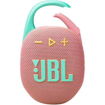 Портативная колонка jbl clip 5 розовая беспроводная блютуз акустическая система