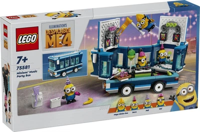 Конструктор Lego Despicable Me Музичний автобус для вечірок Міньйонів 75581