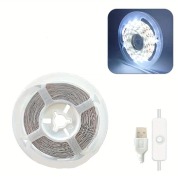 Світлодіодна стрічка Low voltage led light white з вимикачем 3 метра