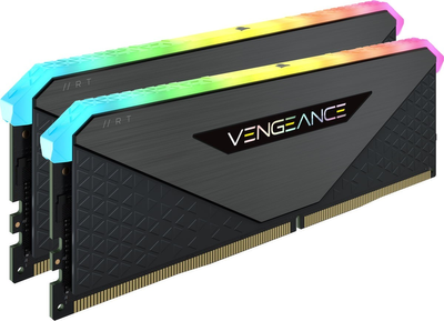 Pamięć RAM Corsair DDR4-3200 65536MB PC4-25600 (Kit of 2x32768) Vengeance RGB RT Black (CMN64GX4M2Z3200C16)