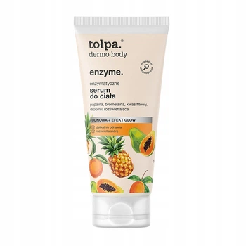 Ензимна відновлююча та освітлююча сироватка для тіла Tolpa Dermo body Enzyme 200 мл (5903900962254)