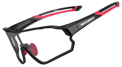 Okulary rowerowe Rockbros 10135 Black-Red (7016802868932)