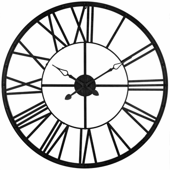 Zegar ścienny Atmosphera Vintage czarny 96 cm (3560238323687)