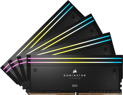 Оперативна пам'ять Corsair DDR5-6000 65536MB PC5-48000 (Kit of 4x16384) Dominator Titanium Black (CMP64GX5M4B6000C36)