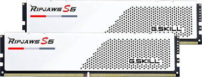 Оперативна пам'ять G.Skill DDR5-5600 32768MB PC5-44800 (Kit of 2x16384) Ripjaws S5 White (F5-5600J2834F16GX2-RS5W)