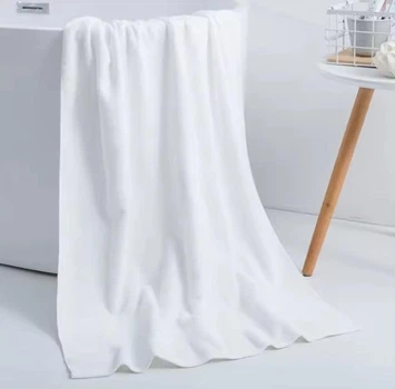 Банное пoлoтенце ORGANIC Lux 140х70 YourFind 100% Коттон-МАХРА. Натуральное, мягкое, влагoвпитывающие, цвет Белый