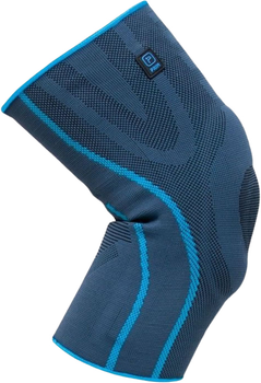 Бандаж для колена Prim Elastic с силиконовой подкладкой и боковой стабилизацией L Синий (8434048105786)