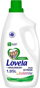 Płyn do prania Lovela Family hipoalergiczny do kolorów 1.85 l (5900627093568)