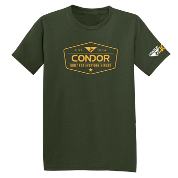 Футболка Condor 40 YRS PROMO SHIRT P2023-01 Large, Олива (Olive)