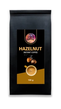 Сублимированный кофе Space Coffee с ароматом фундука 100 грамм