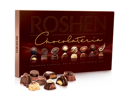 Конфеты в коробке подарочные Roshen Chocolateria 194 грамма