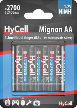 Аккумулятор Ansmann-HyCell AA 4 X 2700 mAh NiMH 1.2V (4013674030682)