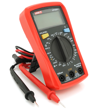 Мультиметр UNI-T UT33C+ для вимірювання: V, A, R, T (YT8150)