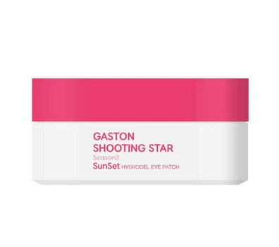 Гидрогелевые патчи под глаза с экстрактами персика и розы Gaston Shooting Star Season 2 Aurora Pink Eye Patch, 60 шт