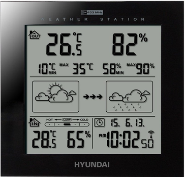 Stacja pogodowa Hyundai WS 2244 B (HY-WS2244B)