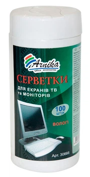 Салфетки для очистки мониторов Arnika 100 шт. (30666)