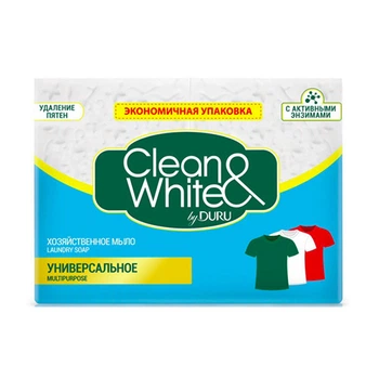 Мило господарське Duru Clean&White універсальне 4 шт по 125 г (5160)