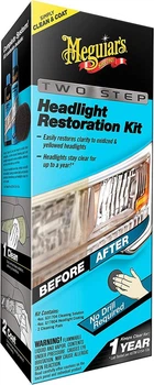Набір для відновлення та захисту фар Meguiars Two Step Headlight Restoration Kit Meguiars G2970