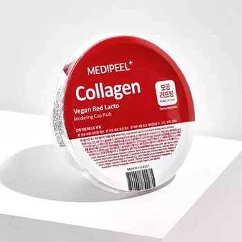 Моделююча маска з лактобактеріями для обличчя Medi-Peel Vegan Red Lacto Collagen Modeling Cup Pack 28 г