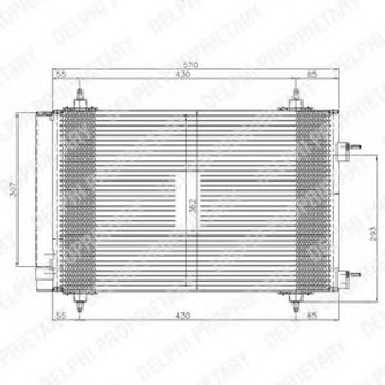 Конденсер кондиціонера Delphi (TSP0225549)