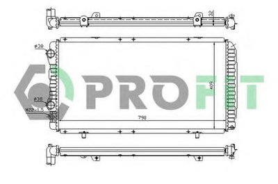 Радиатор охлаждения Profit (PR0540N1)