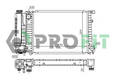 Радиатор охлаждения Profit (PR0060A1)