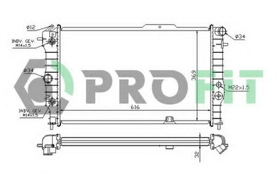 Радиатор охлаждения Profit (PR5076A3)