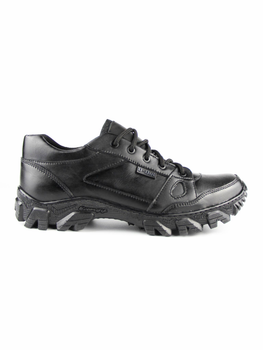 Кросівки тактичні з натуральної шкіри U-bot BEKAS black 43р 28,5 см чорні