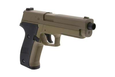 Страйкбольний пістолет Cyma SIG Sauer P226 Metal Slide CM.122 AEP Tan